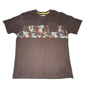 Howler Brothers Mens Brown Bird Graphic Logo Tee Shirt Size XL